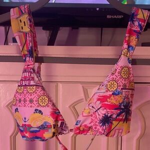 SHEIN Multicolor Tropical Print Bikini